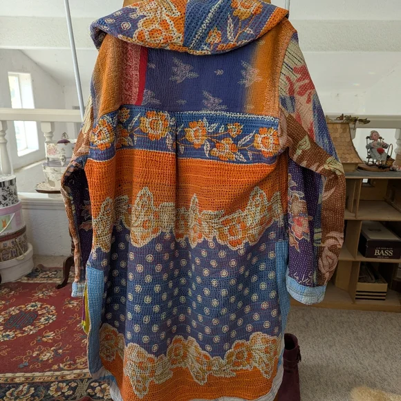 Kantha Bae Drifter Coat - Picture 2 of 6